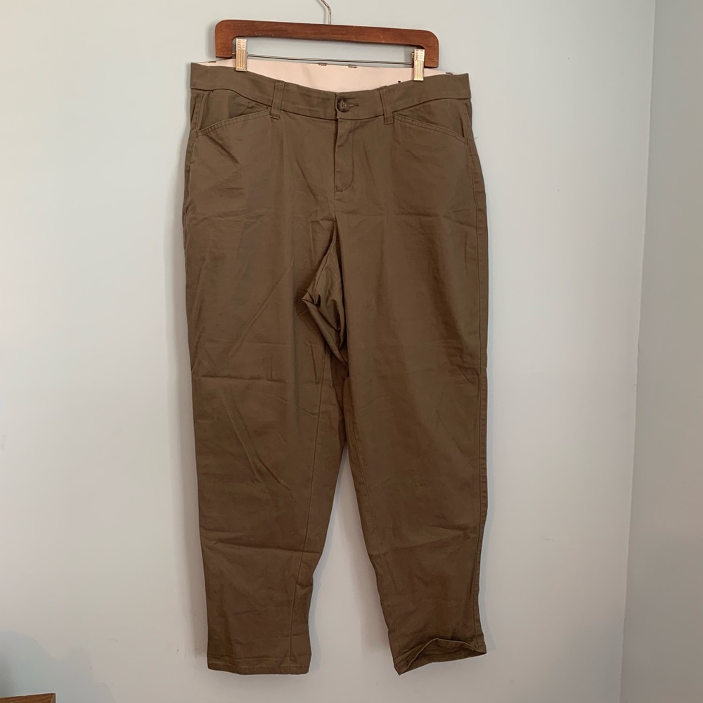 Lane Bryant cotton spandex pants 14